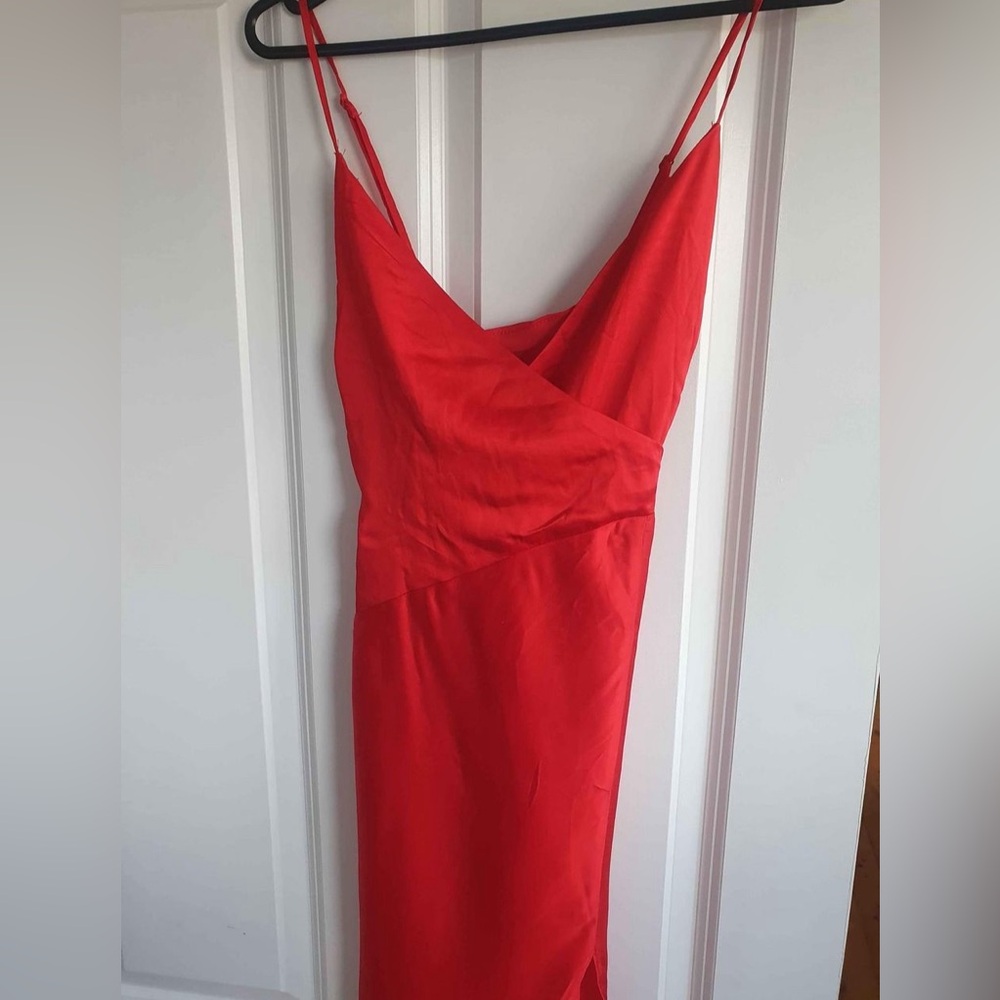 BARBOT RED SLIP DRESS    NWT - Picture 10 of 15